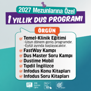Örgün 1 Yıllık Program