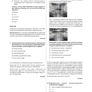 Periodontoloji Branş Denemeleri - Görsel 4