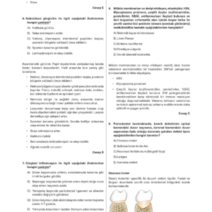 Periodontoloji Branş Denemeleri - Görsel 5